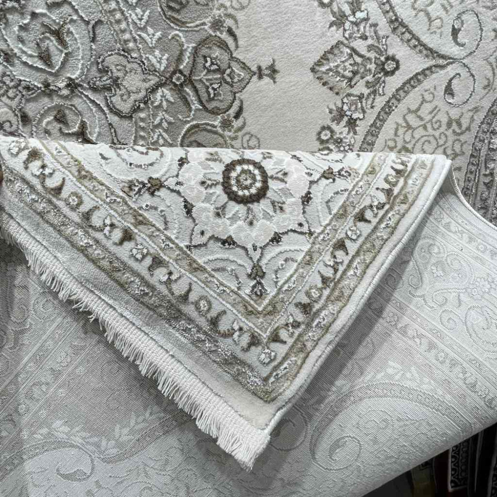 سجاد تركي قوقاز 01013E كريم مقاس 50*80