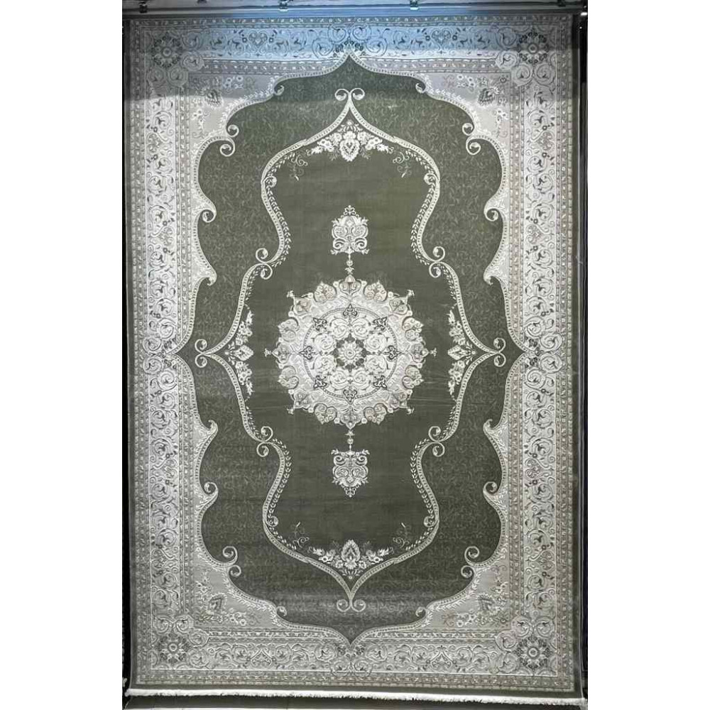 سجاد تركي قوقاز 01013E اخضر مقاس 50*80