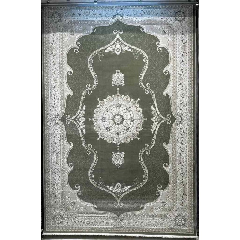 سجاد تركي قوقاز 01013E اخضر مقاس 100*200