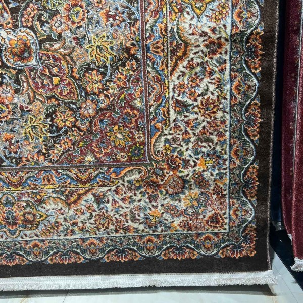 سجاد كرمان تركي HW45A بني مقاس 100*200