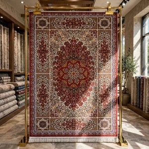 سجاد كرمان تركي HW47A احمر كريم مقاس 200*300