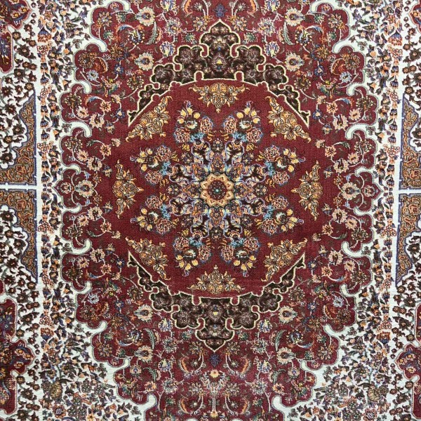سجاد كرمان تركي HW47A احمر كريم مقاس 150*220