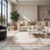 سجاد الهبه تركي ليديا G0757A ابيض مقاس 200*300