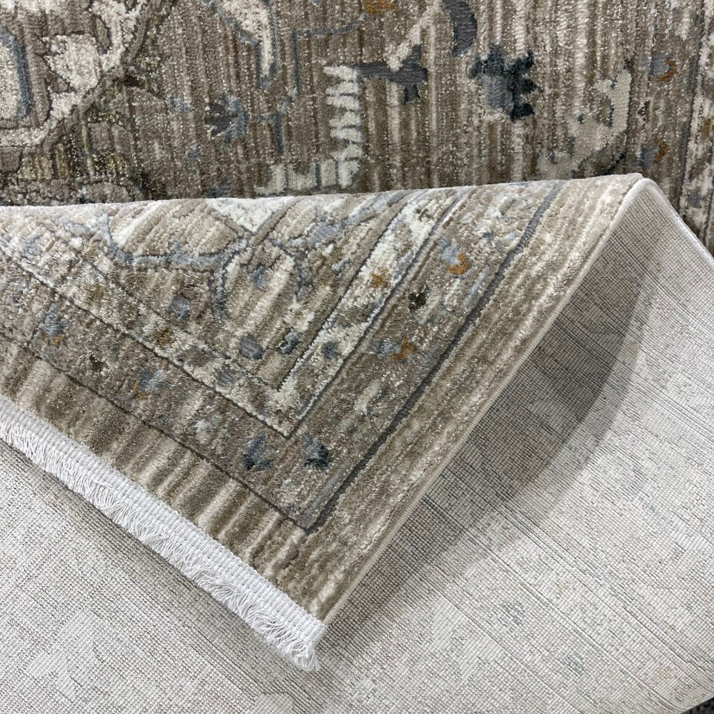 سجاد بوهيمي تركي مراكش F0560A كريم ابيض مقاس 150*220