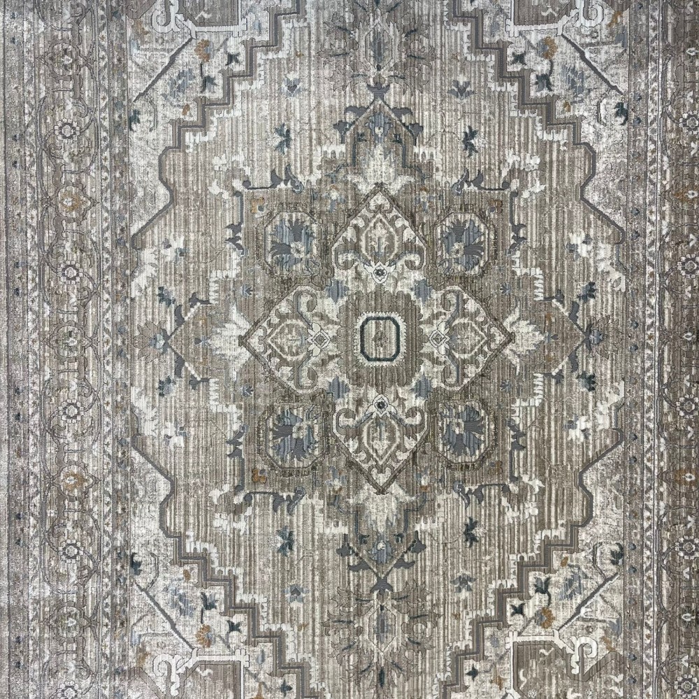 سجاد بوهيمي تركي مراكش F0560A كريم ابيض مقاس 150*220
