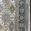 Turkish Bohemian Marrakech Rug X0744D white blue Size 100*200