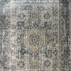 Turkish Bohemian Marrakech Rug X0752A white blue Size 100*300