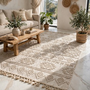 MAYA Jute Rug HD44A BEIGE Size 100*200