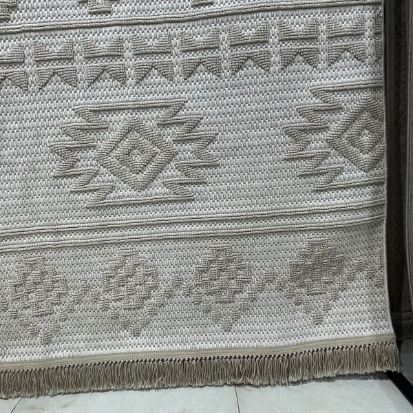 سجاد خيش مايا HD44A بيج مقاس 80*150