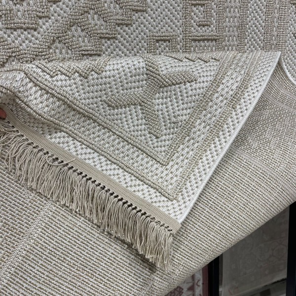 سجاد خيش مايا HD57A بيج مقاس 250*350