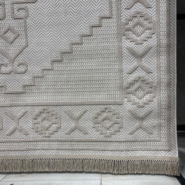 سجاد خيش مايا HD57A بيج مقاس 250*350