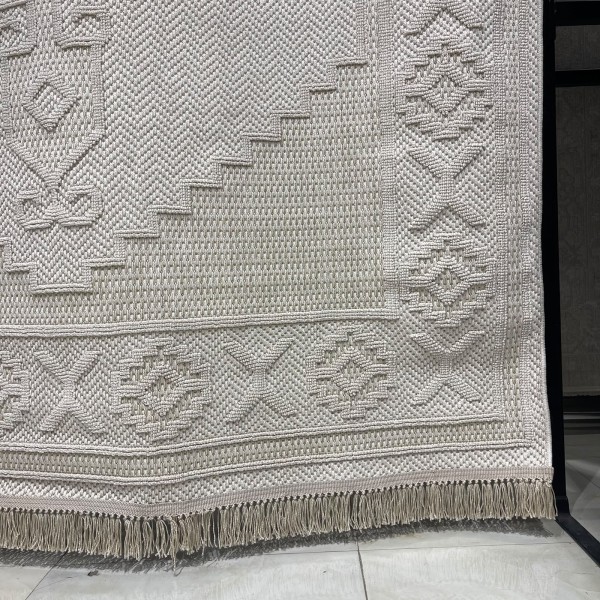 سجاد خيش مايا HD57A كريم مقاس 150*220