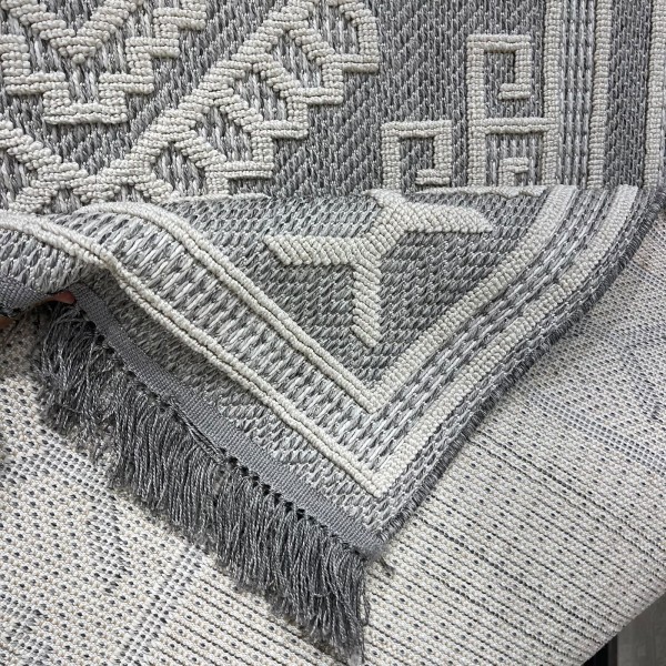 سجاد خيش مايا HD57A رصاصي فاتح مقاس 250*350