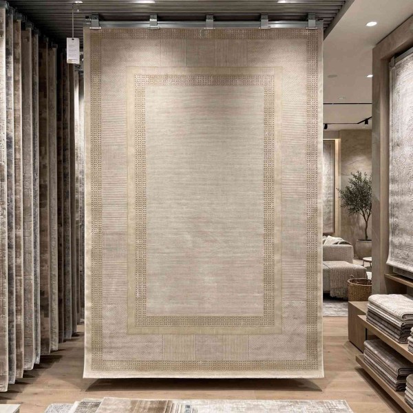 MILAS Turkish rug 9908B BEIGE cream size 250*350