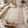 MILAS Turkish rug 9908B BEIGE cream size 250*350