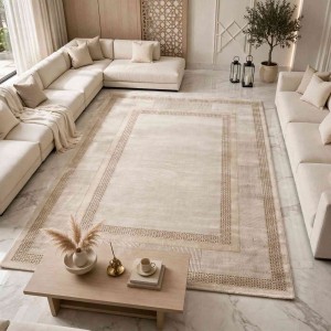MILAS Turkish rug 9908B BEIGE cream size 250*350