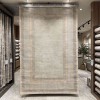 سجاد تركي ميلاس 9908B رصاصي كريم مقاس 50*80