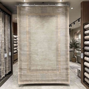 سجاد تركي ميلاس 9908B رصاصي كريم مقاس 50*80