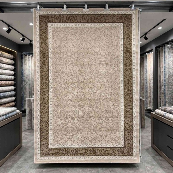MILAS Turkish rug 9761B BEIGE cream size 200*300
