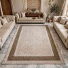 MILAS Turkish rug 9761B BEIGE cream size 200*300