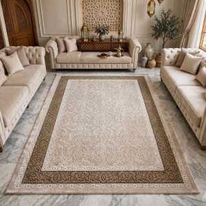 سجاد تركي ميلاس 9761B بيج كريم مقاس 200*300