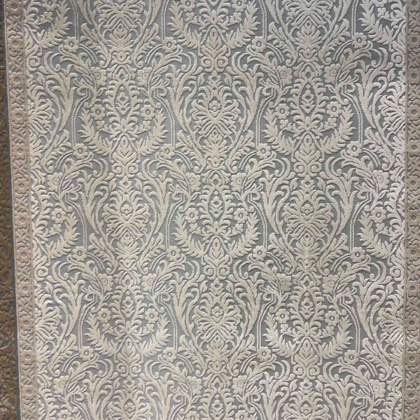 MILAS Turkish rug 9761B gray cream size 80*150