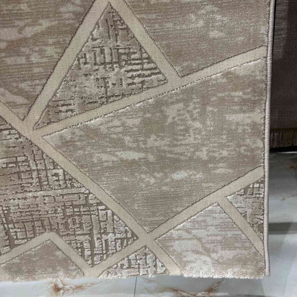 سجاد تركي ميلاس 9902A بيج كريم مقاس 150*230