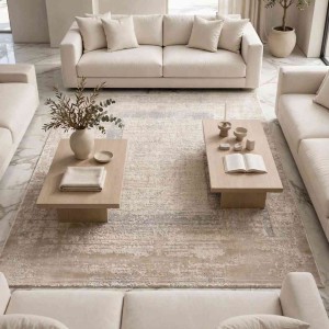 سجاد تركي ميلاس 9295C كريم مقاس 100*200