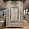 سجاد تركي ميلاس 9295C رصاصي كريم مقاس 200*300