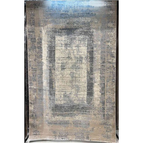 سجاد تركي ميلاس 9295C رصاصي كريم مقاس 200*300