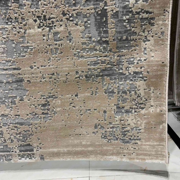 سجاد تركي ميلاس 9295C رصاصي كريم مقاس 200*300