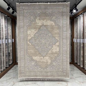 MILAS Turkish rug 9298E gray cream size 150*220