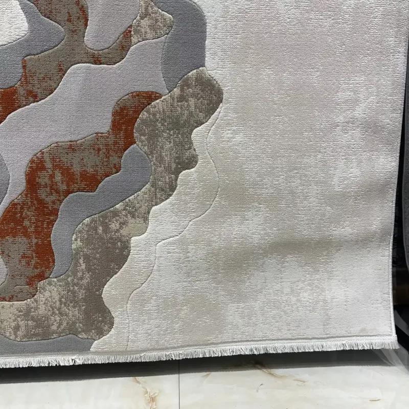 سجاد تركي برل 42819A كريم تيرا مقاس 50*80 - سجاد فرنسي شرقي