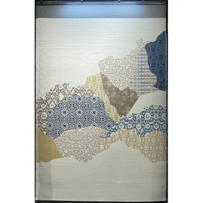 MUHTASHAM Turkish rug 0109A Cream blue size 250*350