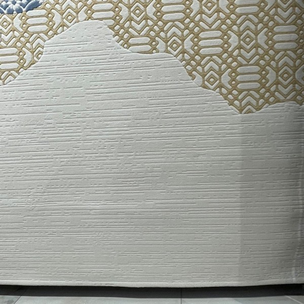 سجاد تركي محتشم 0109A كريم سماوي مقاس 200*300