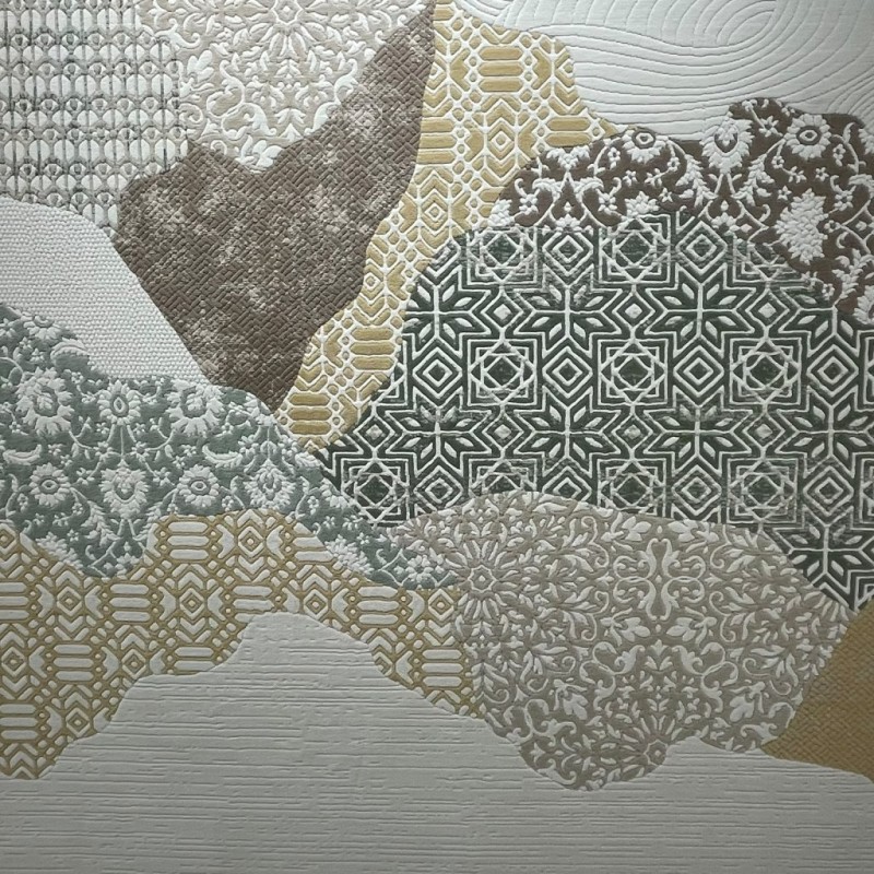 سجاد تركي محتشم 0109A كريم اخضر مقاس 50*80
