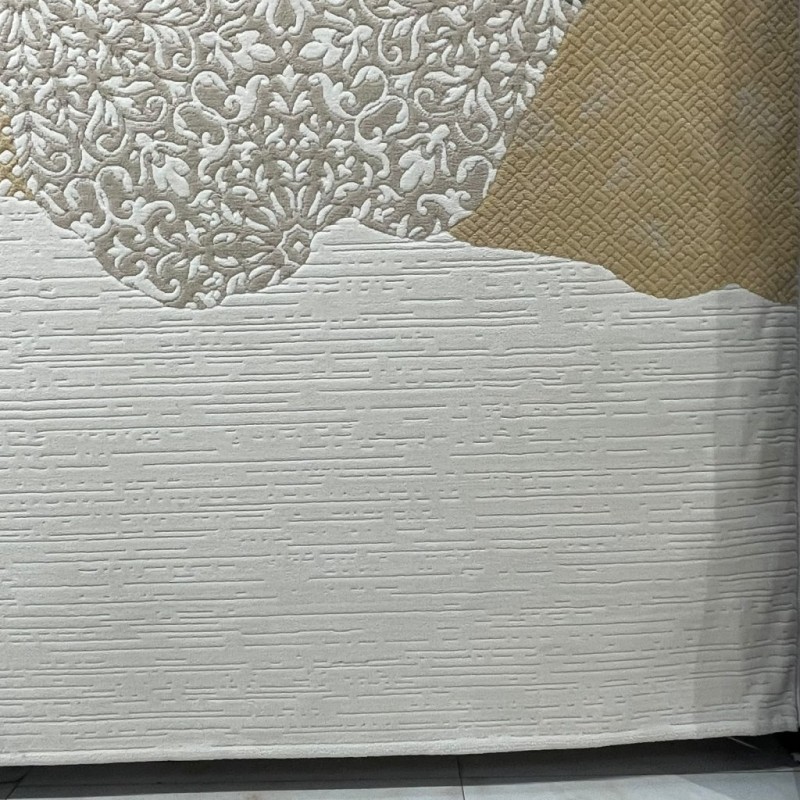 سجاد تركي محتشم 0109A كريم اخضر مقاس 50*80