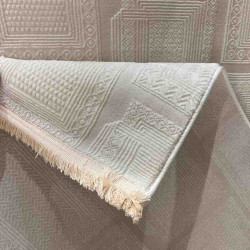 سجاد تركي مودرن فندقي نوفيكس 40383B بيج فاتح مقاس 50*80