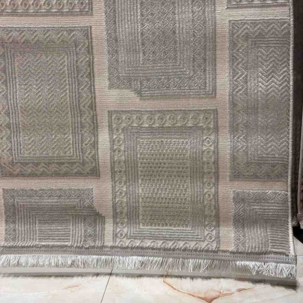 سجاد تركي مودرن فندقي نوفيكس 40383B رصاصي مقاس 400*500