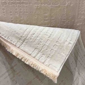 Modern Turkish Hotel Rug Novex 40385B cream Size 100*200