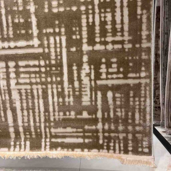 Modern Turkish Hotel Rug Novex 40385B Light beige Size 400*500
