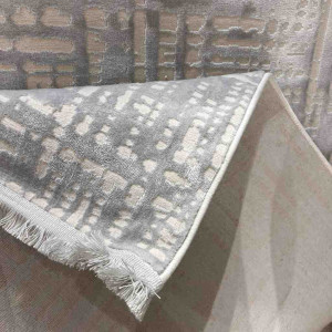 سجاد تركي مودرن فندقي نوفيكس 40385B رصاصي مقاس 50*80