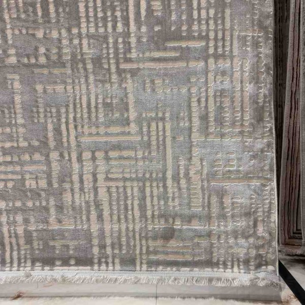 Modern Turkish Hotel Rug Novex 40385B gray Size 100*300
