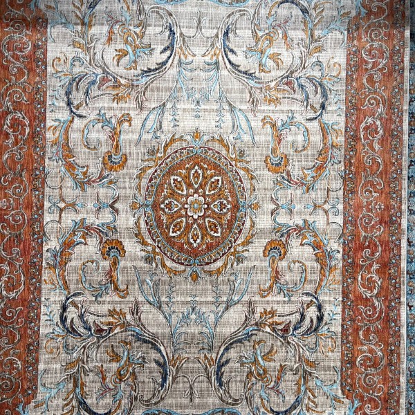 سجاد بوهيمي تركي رادا KR12C كريم زهري مقاس 150*220