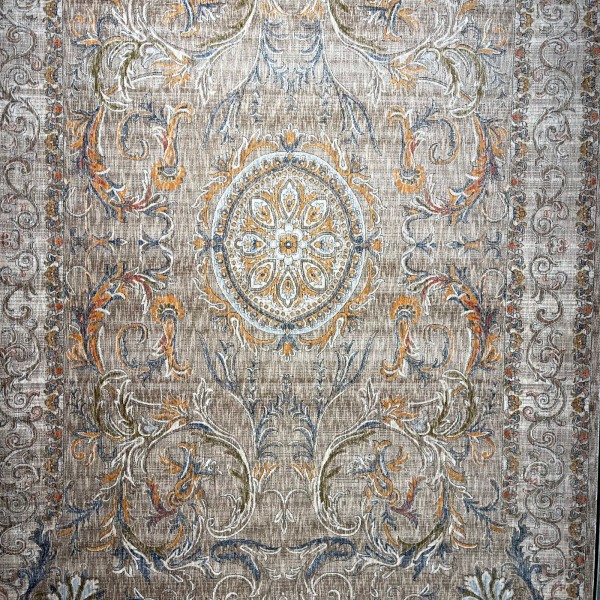 Turkish Bohemian RADA Rug KR12C Dark beige Size 300*400