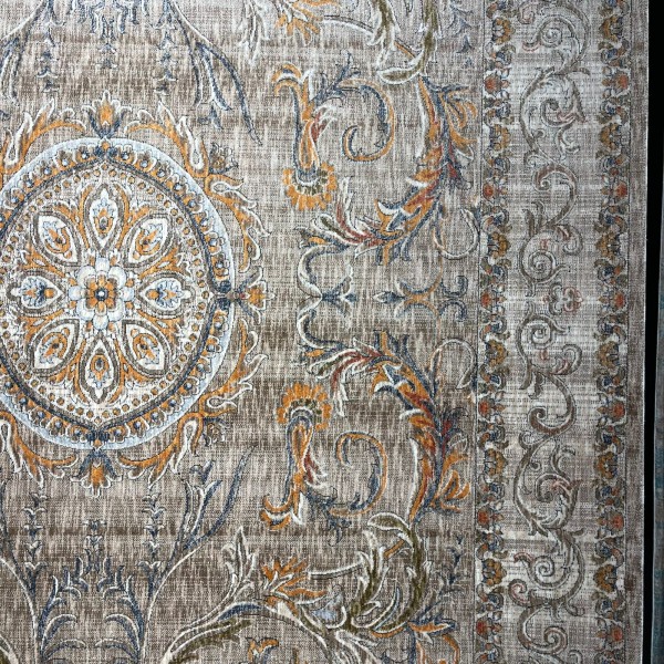 Turkish Bohemian RADA Rug KR12C Dark beige Size 300*400