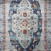 Turkish Bohemian RADA Rug KP81B CREAM Dark BLUE Size 300*400