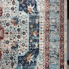 Turkish Bohemian RADA Rug KP81B CREAM Dark BLUE Size 300*400