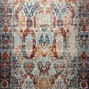 سجاد بوهيمي تركي رادا KP86B كريم تركواز مقاس 50*80