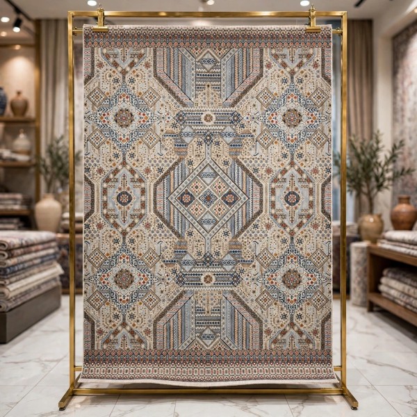 سجاد بوهيمي تركي رادا KG87A بيج غامق مقاس 300*400